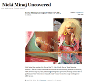 Tablet Screenshot of nickiminajass.org